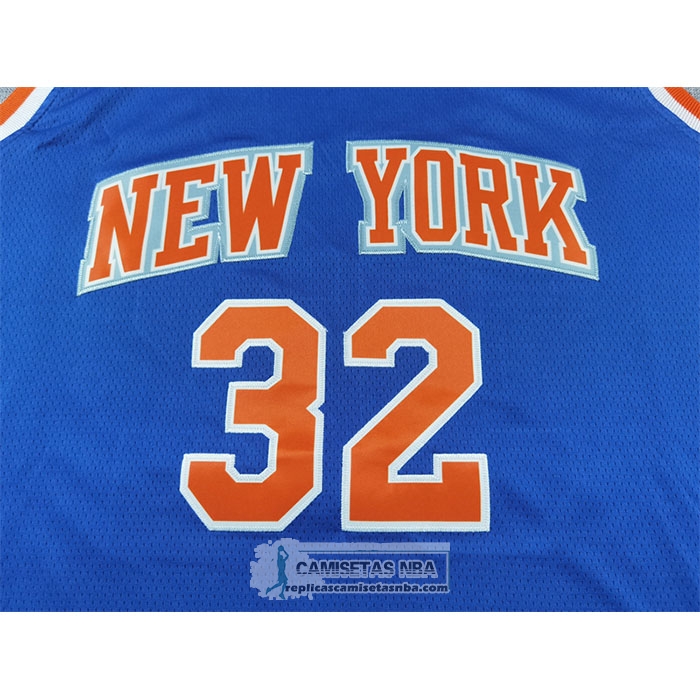 Camiseta New York Knicks Karl-Anthony Towns NO 32 Icon 2024-25 Azul